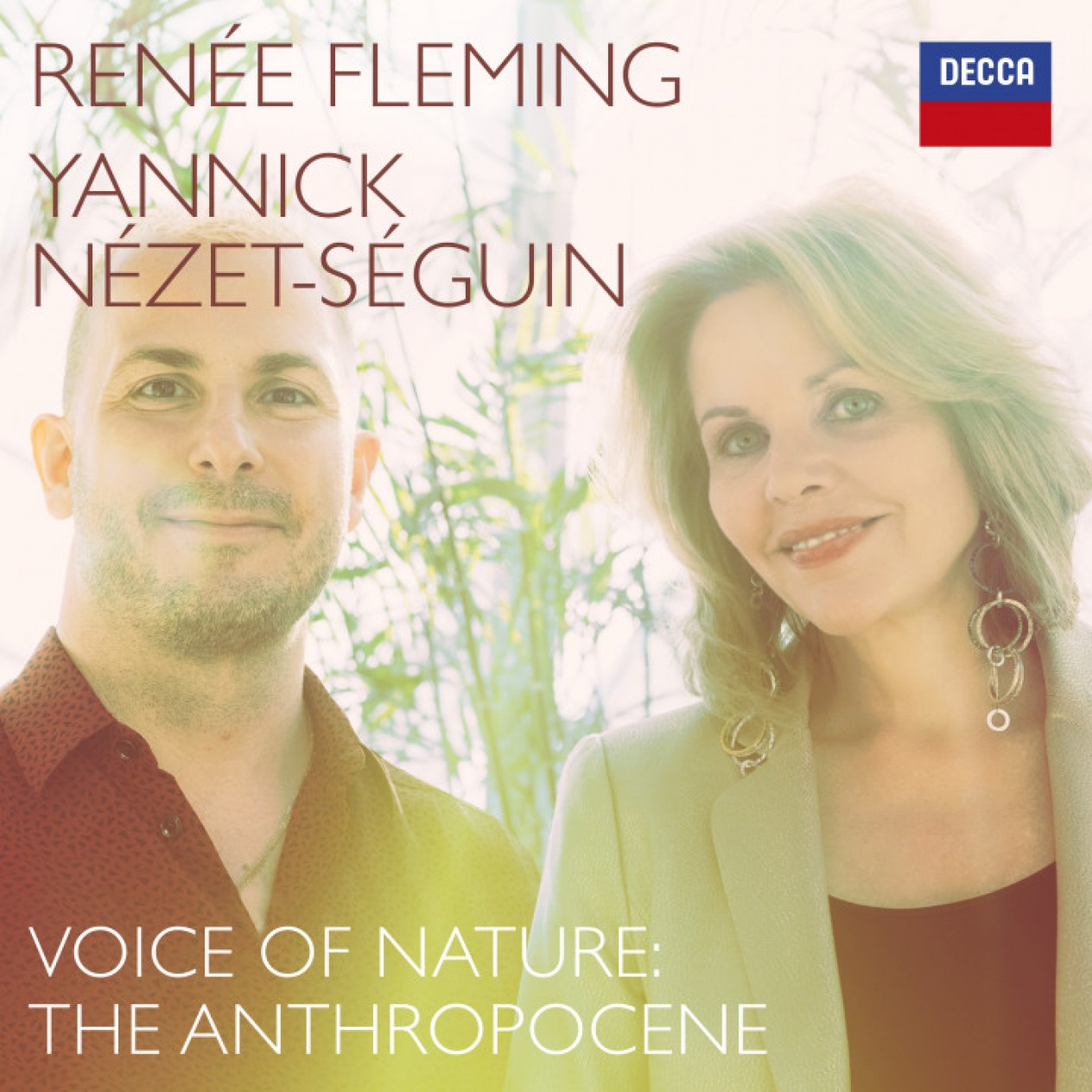 Renée Fleming's "Voice of Nature The Anthropocene" album cover with Yannick Nézet-Séguin