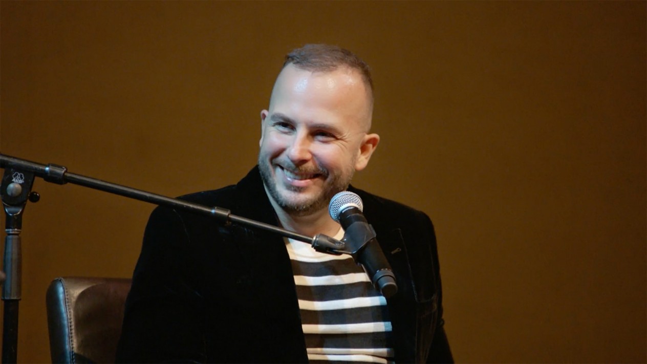 Yannick Nézet-Séguin au cours de l'annonce de son début en tant que chef d'orchestre du Metropolitan Opera
